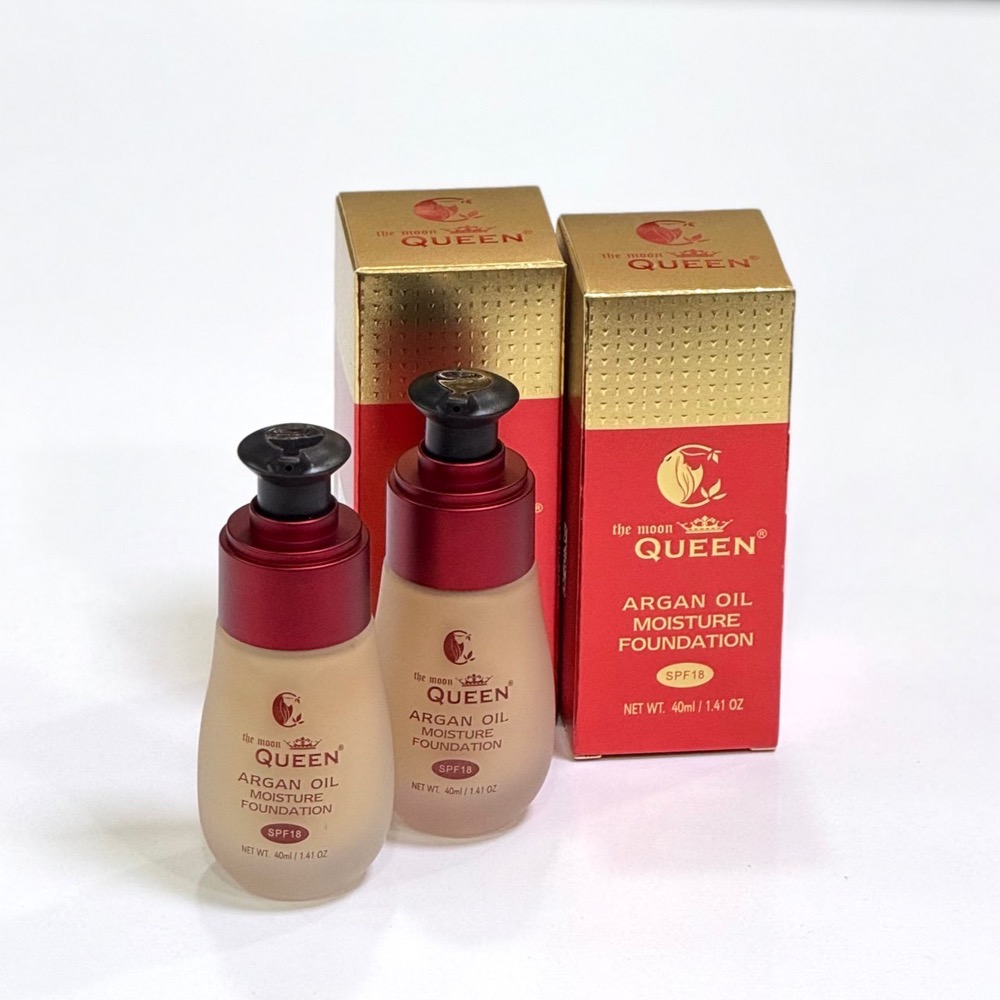 کرم پودر شیشه ای کلاژن ساز د مون کویین حاوی روغن آرگان SPF 18 حجم ۴۰ میل